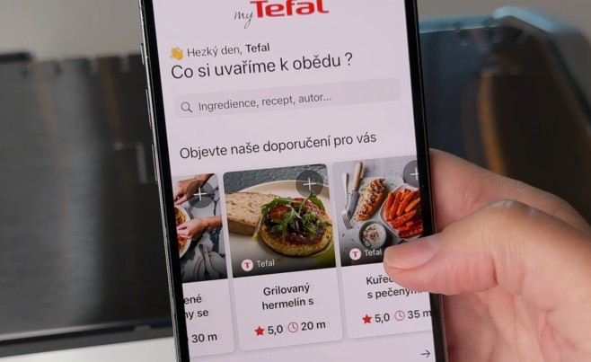 Kontaktný gril Tefal OptiGrill 4v1 - aplikácia MyTefal