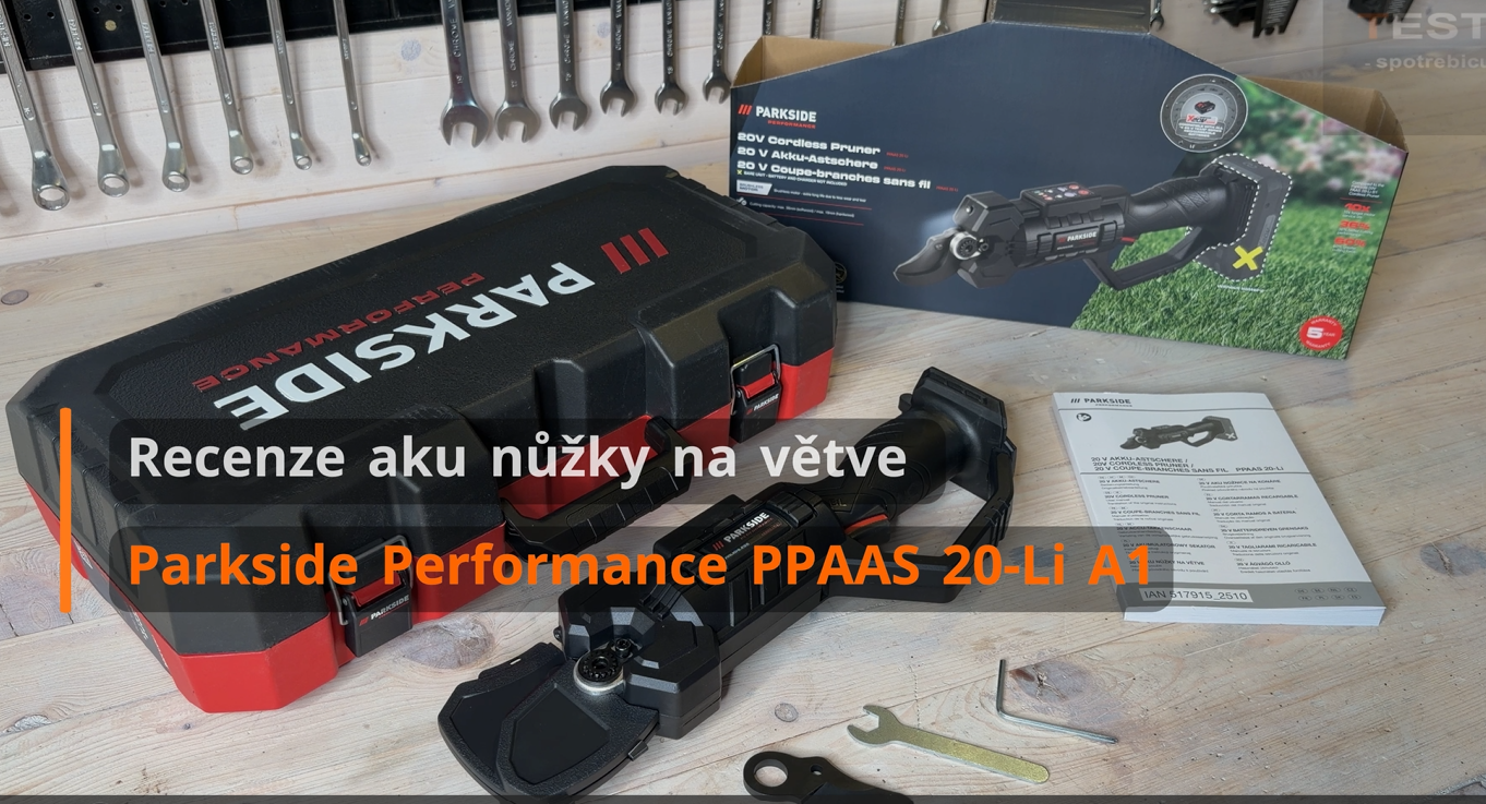 Test a recenzia aku nožníc na konáre Parkside Performance PPAAS 20-Li A1