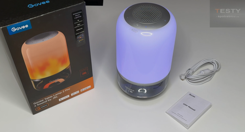 Test a recenzia aku lampy s reproduktorom Govee Table Lamp 2 Pro