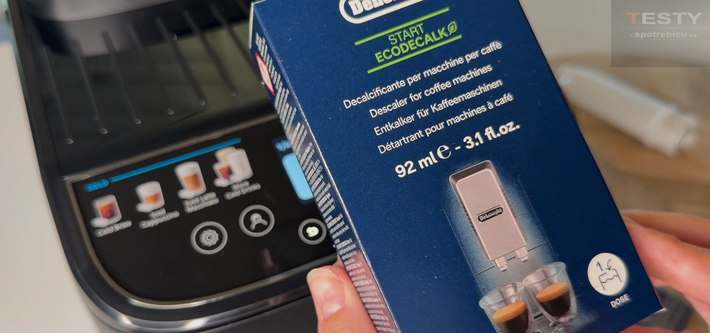 Test a recenzia automatického kávovaru DeLonghi - odvápnenie a čistenie