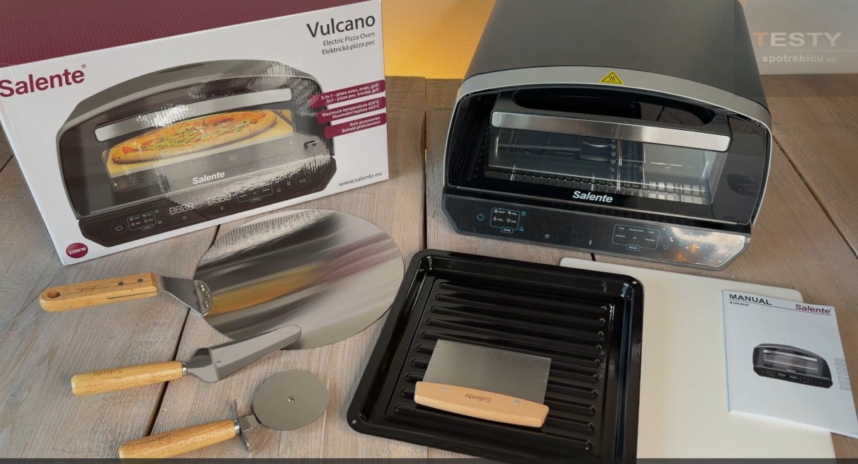 Test a recenzia: elektrická pec na pizzu Salente Vulcano