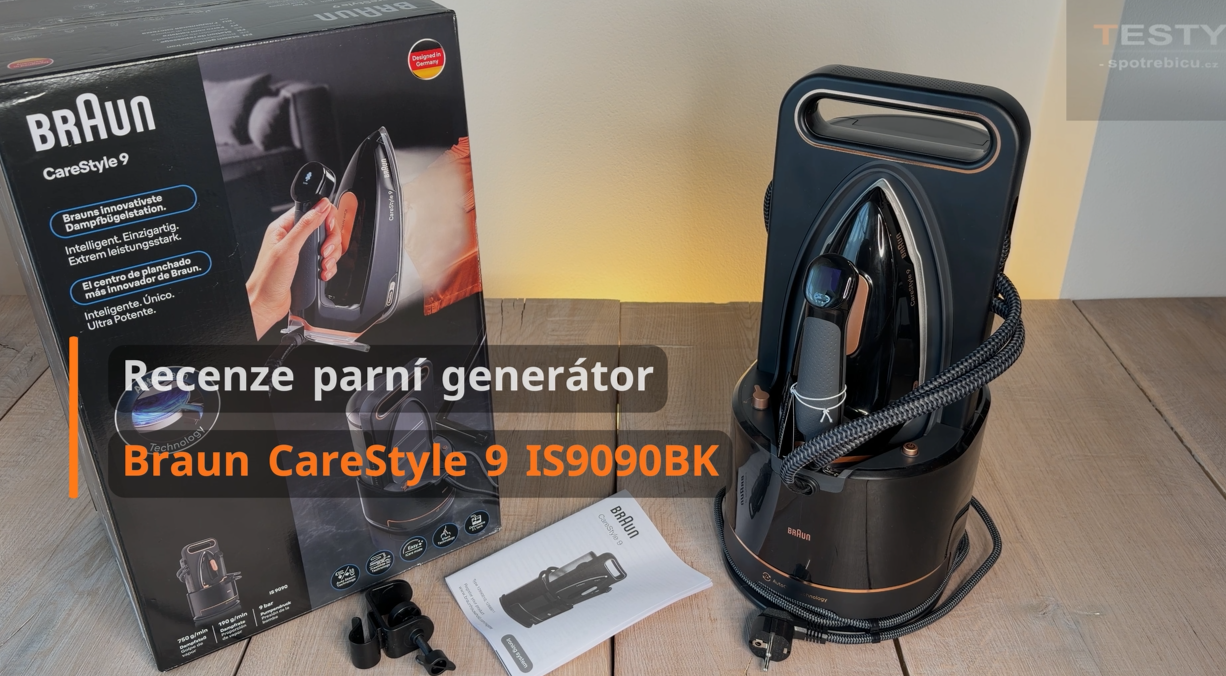 Test a recenzia parného generátora Braun CareStyle 9 IS9090BK