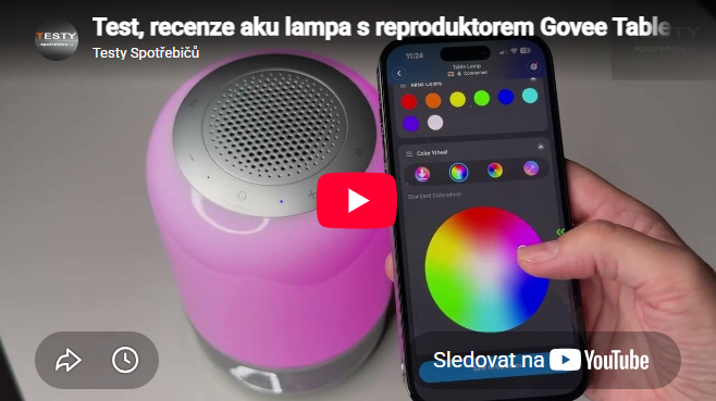 Videorecenzia aku lampy s reproduktorom Govee Table Lamp 2 Pro