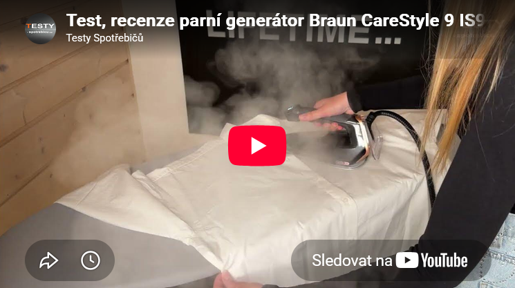 Videorecenzia parného generátora Braun CareStyle 9 IS9090BK